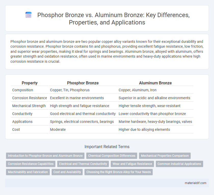 Phosphor Bronze vs. Aluminum Bronze: Key Differences, Properties, and Applications