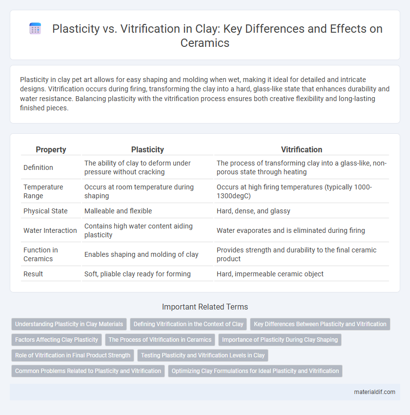 Plasticity vs. Vitrification in Clay: Key Differences and Effects on Ceramics