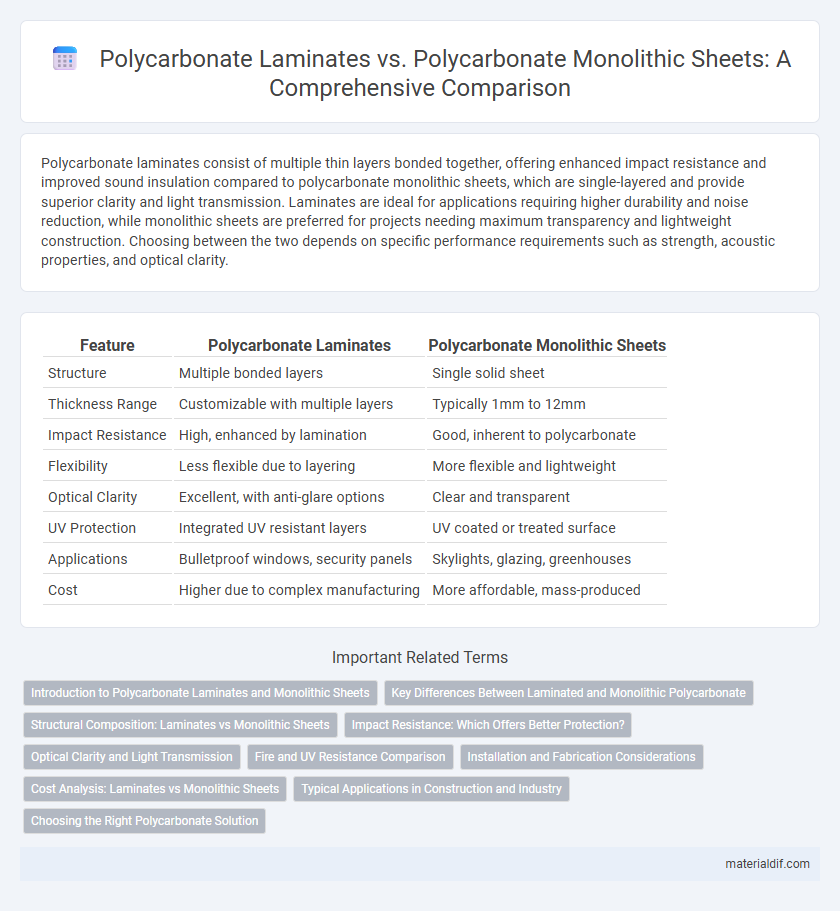 Polycarbonate Laminates vs. Polycarbonate Monolithic Sheets: A Comprehensive Comparison