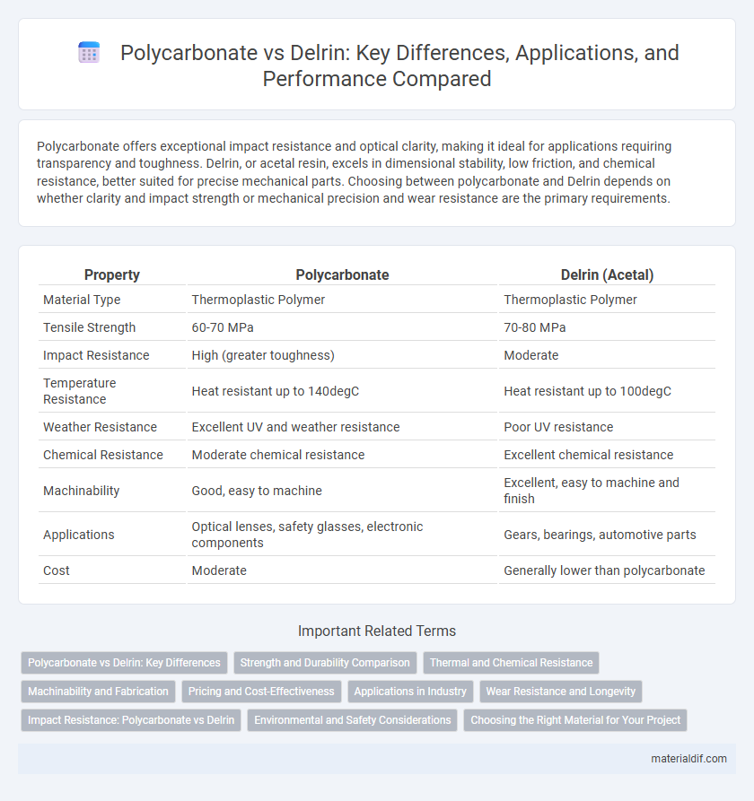 Polycarbonate vs Delrin: Key Differences, Applications, and Performance Compared