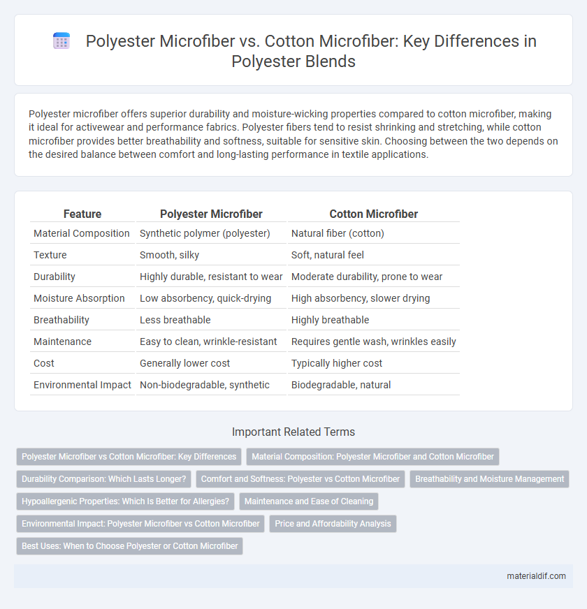 Polyester Microfiber vs. Cotton Microfiber: Key Differences in Polyester Blends