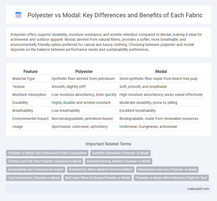 Polyester vs Modal: Key Differences and Benefits of Each Fabric