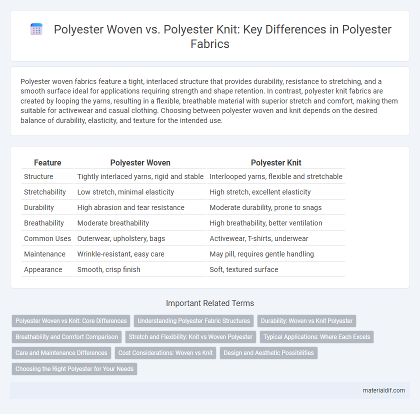 Polyester Woven vs. Polyester Knit: Key Differences in Polyester Fabrics