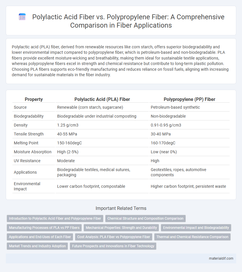 Polylactic Acid Fiber vs. Polypropylene Fiber: A Comprehensive Comparison in Fiber Applications