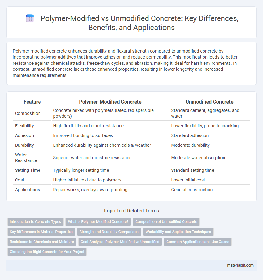 Polymer-Modified vs Unmodified Concrete: Key Differences, Benefits, and Applications