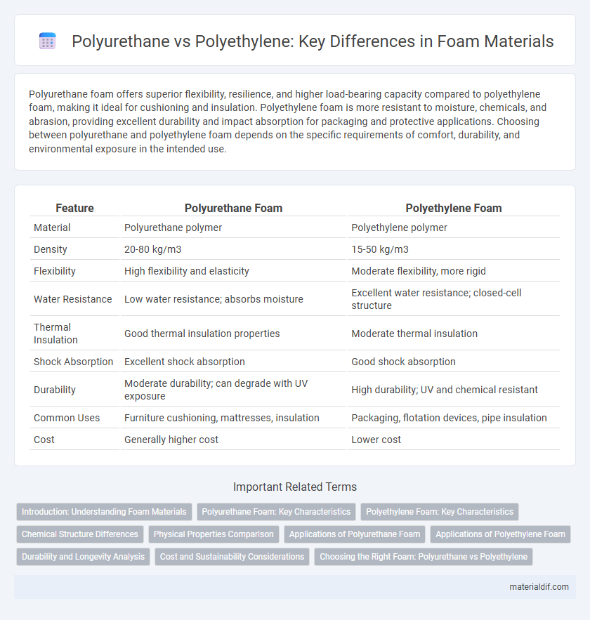 Polyurethane vs Polyethylene: Key Differences in Foam Materials
