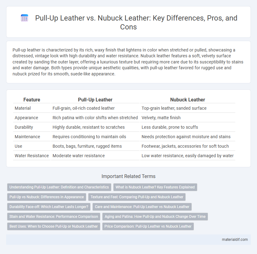 Pull-Up Leather vs. Nubuck Leather: Key Differences, Pros, and Cons