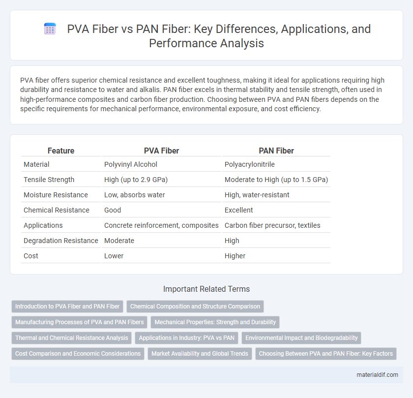 PVA Fiber vs PAN Fiber: Key Differences, Applications, and Performance Analysis