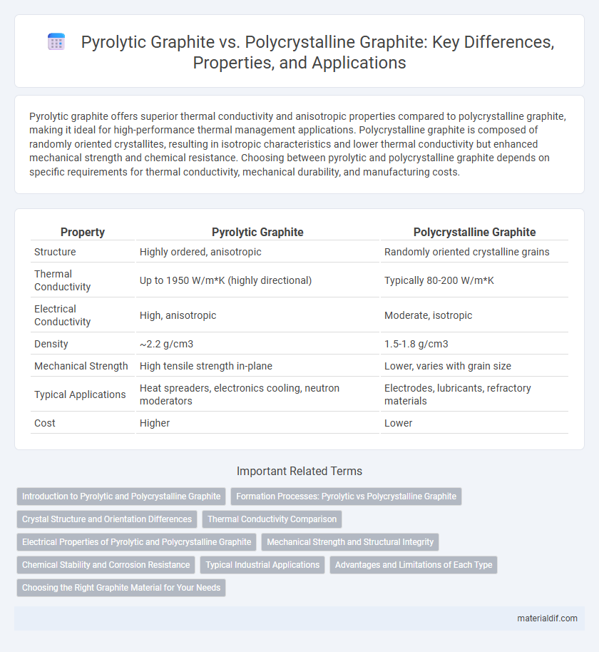 Pyrolytic Graphite vs. Polycrystalline Graphite: Key Differences, Properties, and Applications