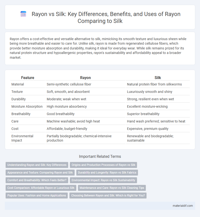 Rayon vs Silk: Key Differences, Benefits, and Uses of Rayon Comparing to Silk