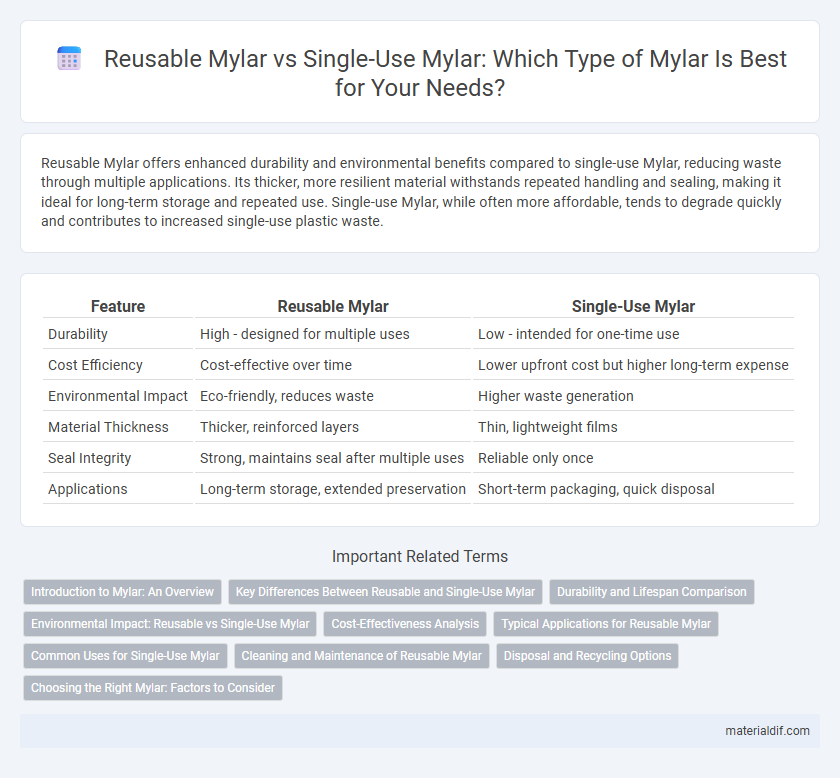 Reusable Mylar vs Single-Use Mylar: Which Type of Mylar Is Best for Your Needs?