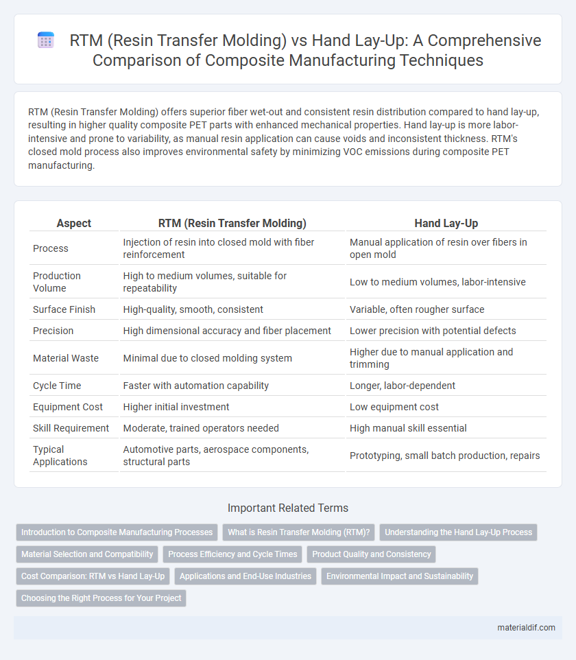 RTM (Resin Transfer Molding) vs Hand Lay-Up: A Comprehensive Comparison of Composite Manufacturing Techniques