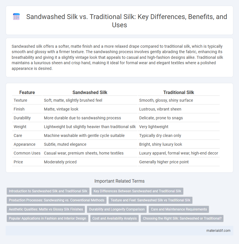 Sandwashed Silk vs. Traditional Silk: Key Differences, Benefits, and Uses