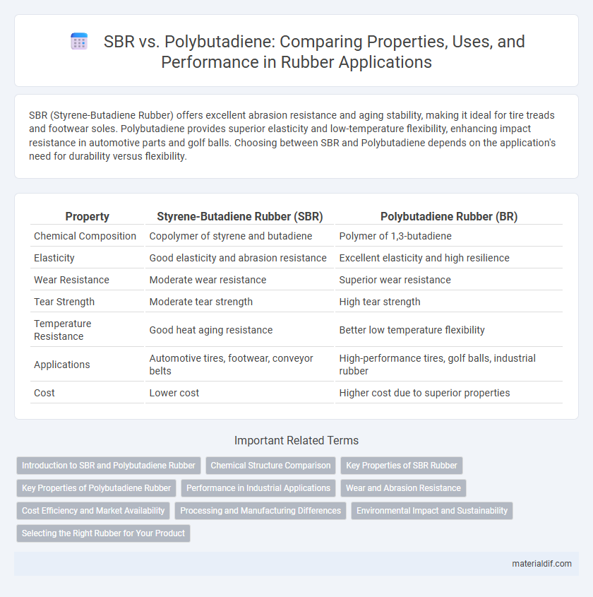 SBR vs. Polybutadiene: Comparing Properties, Uses, and Performance in Rubber Applications