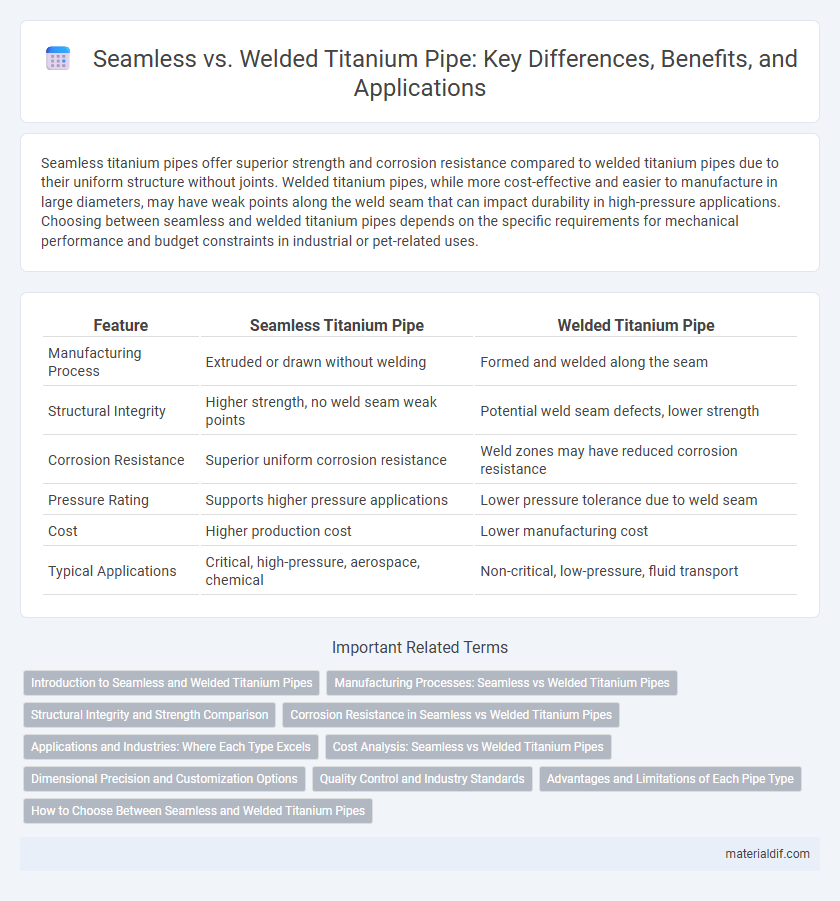 Seamless vs. Welded Titanium Pipe: Key Differences, Benefits, and Applications