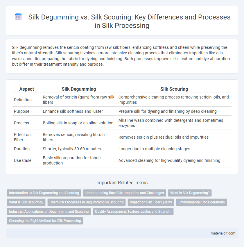 Silk Degumming vs. Silk Scouring: Key Differences and Processes in Silk Processing