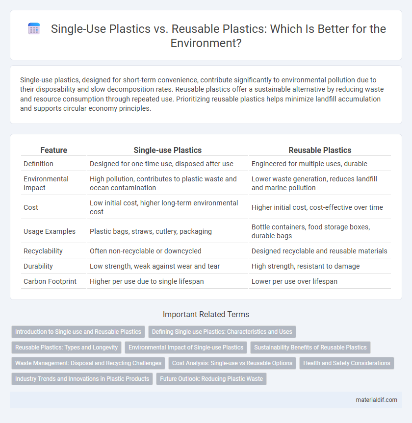 Single-Use Plastics vs. Reusable Plastics: Which Is Better for the Environment?