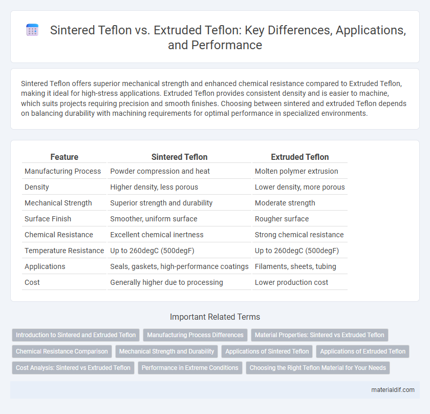 Sintered Teflon vs. Extruded Teflon: Key Differences, Applications, and Performance