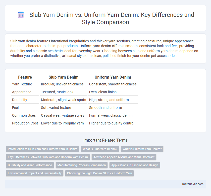 Slub Yarn Denim vs. Uniform Yarn Denim: Key Differences and Style Comparison