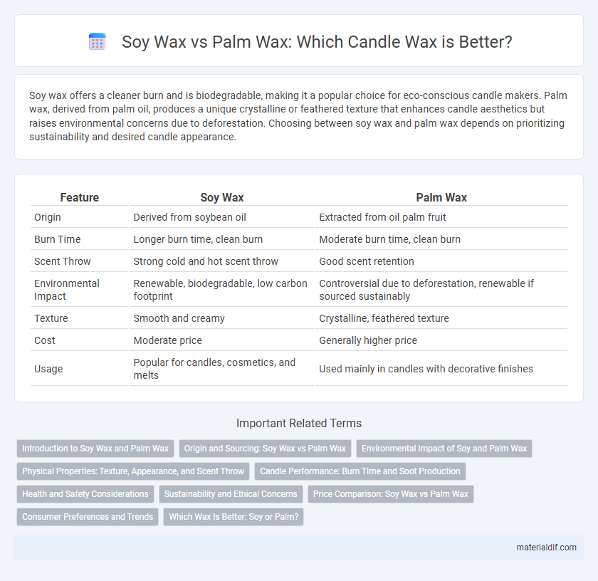Soy Wax vs Palm Wax: Which Candle Wax is Better?