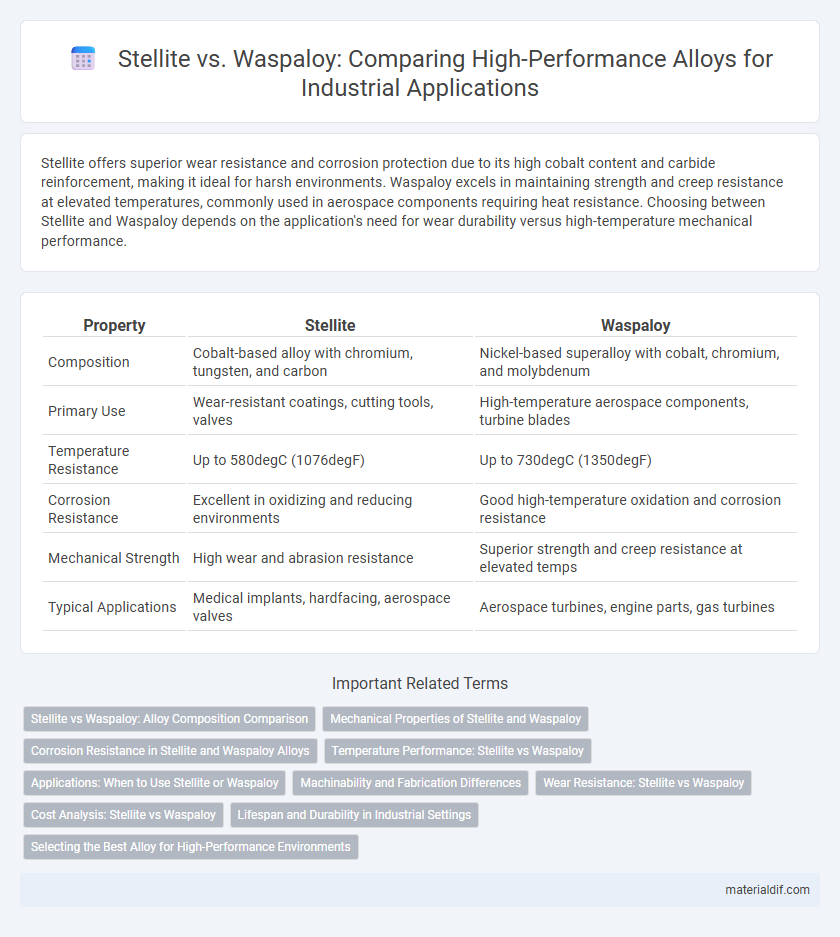 Stellite vs. Waspaloy: Comparing High-Performance Alloys for Industrial Applications