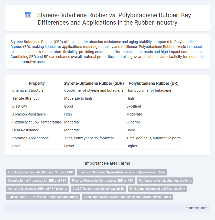 Styrene-Butadiene Rubber vs. Polybutadiene Rubber: Key Differences and Applications in the Rubber Industry