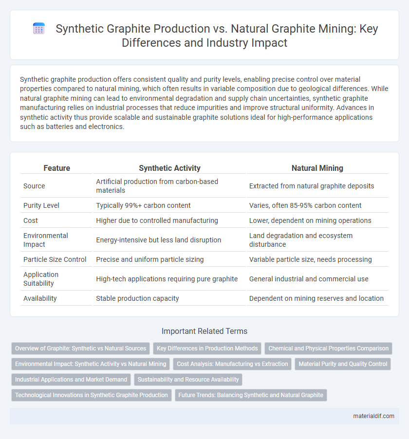 Synthetic Graphite Production vs. Natural Graphite Mining: Key Differences and Industry Impact