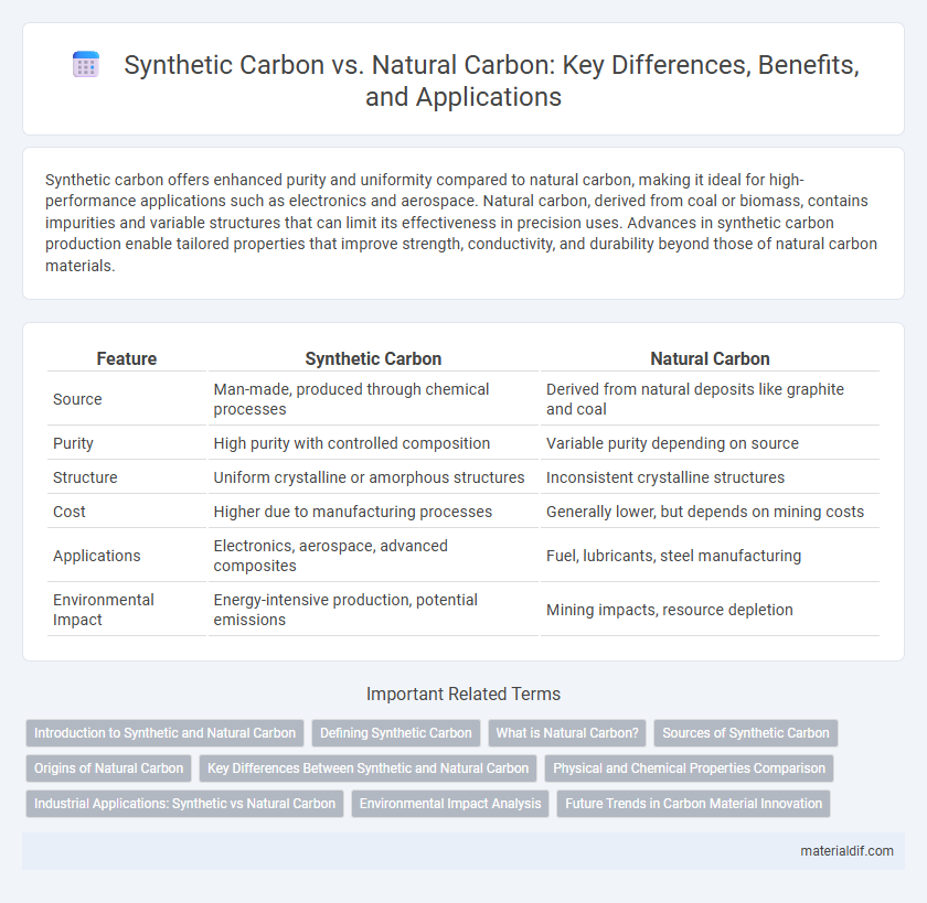 Synthetic Carbon vs. Natural Carbon: Key Differences, Benefits, and Applications