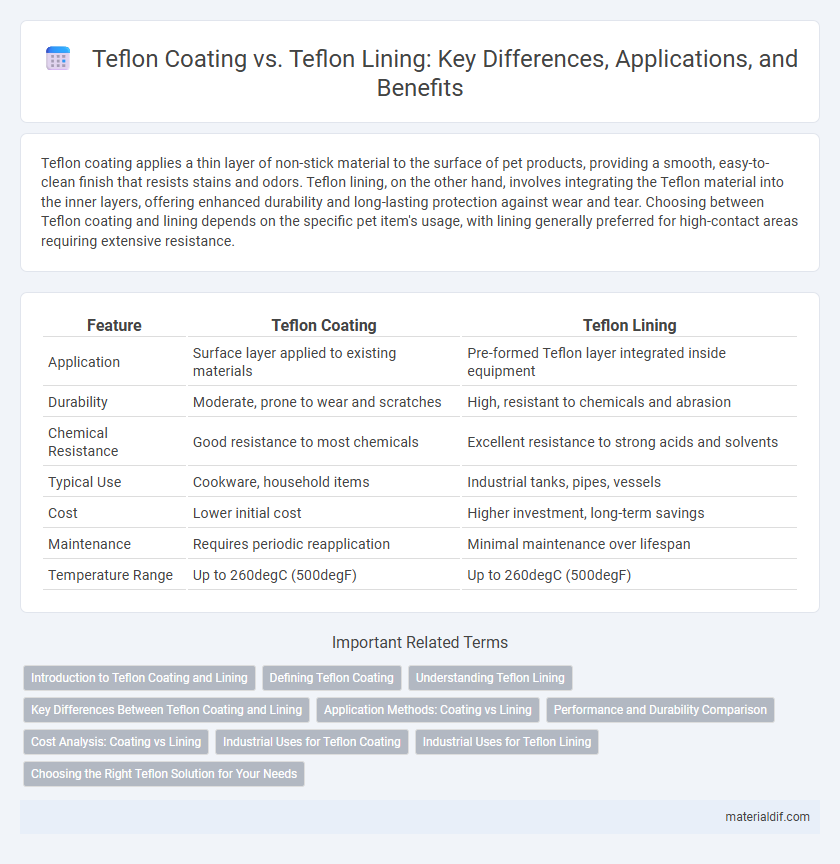Teflon Coating vs. Teflon Lining: Key Differences, Applications, and Benefits