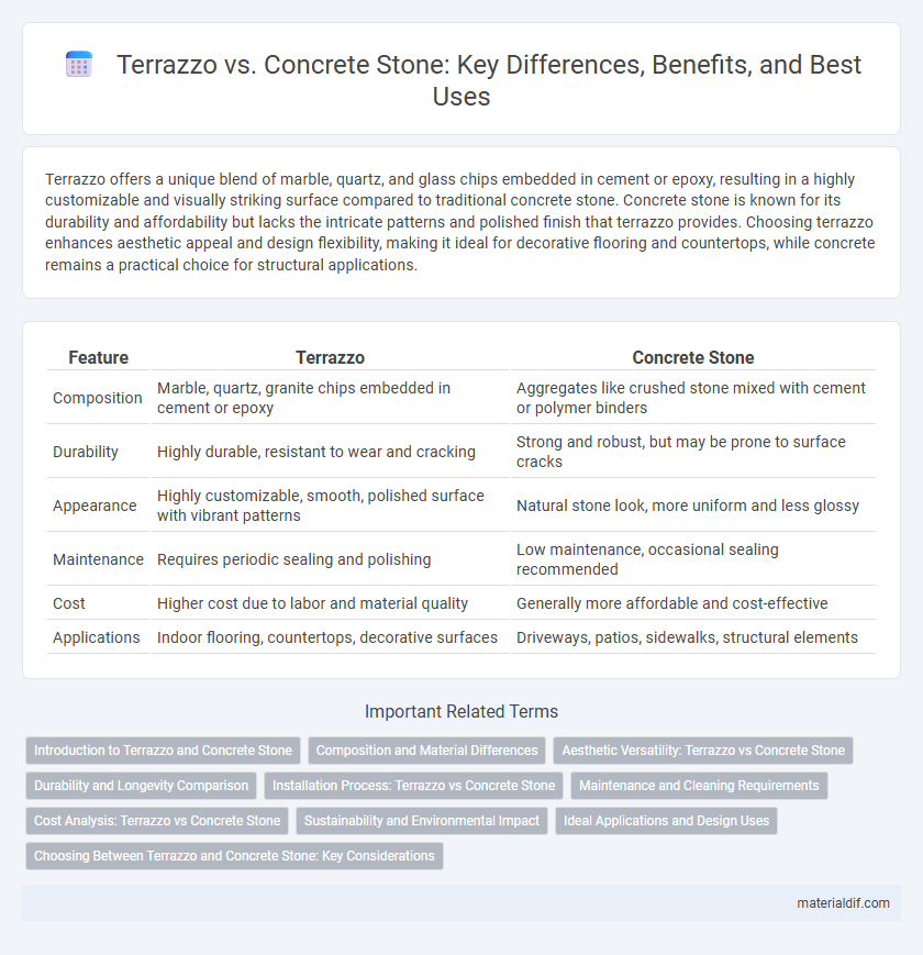 Terrazzo vs. Concrete Stone: Key Differences, Benefits, and Best Uses