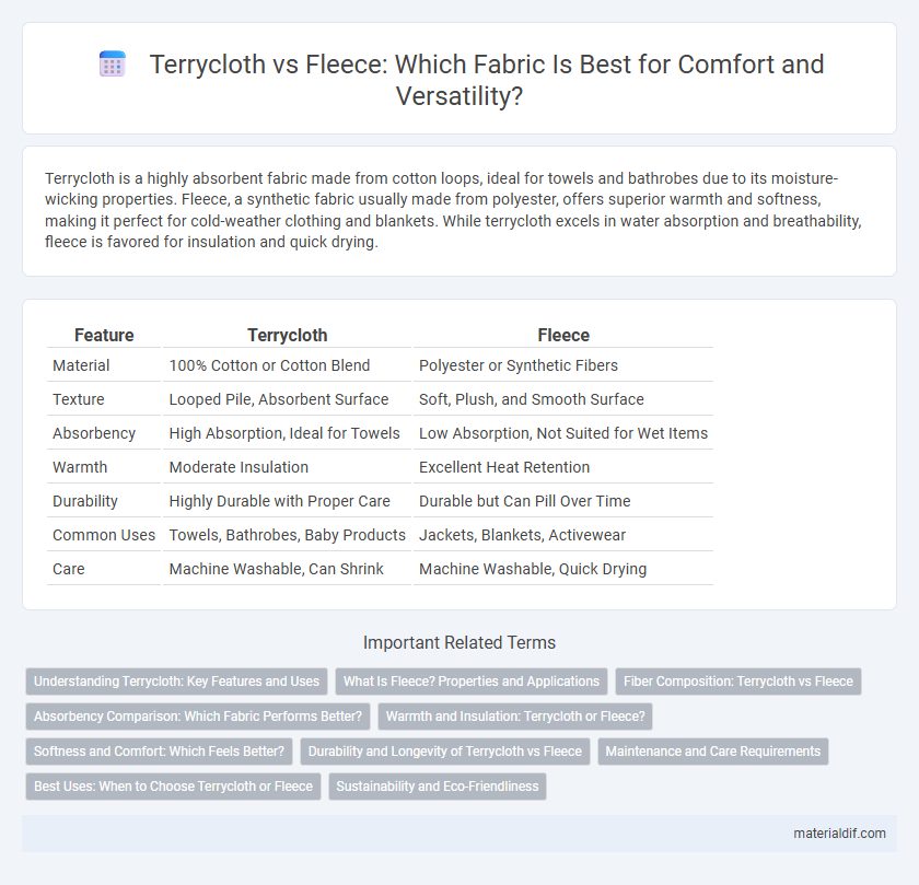 Terrycloth vs Fleece: Which Fabric Is Best for Comfort and Versatility?