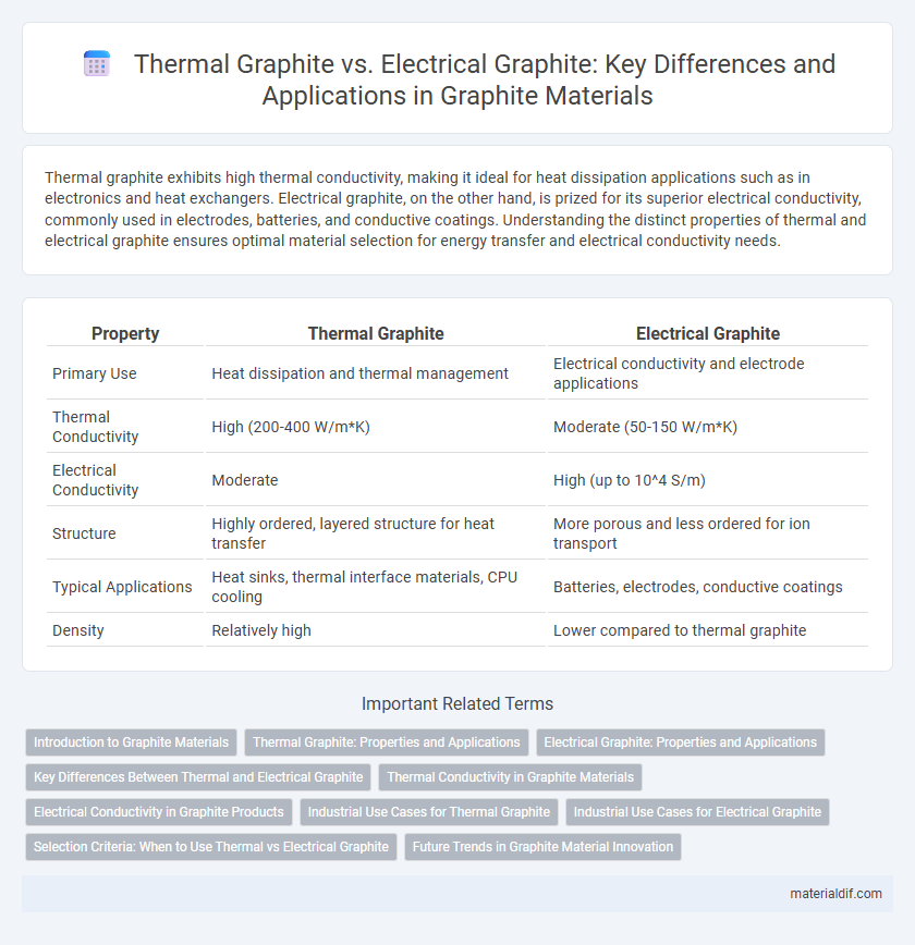 Thermal Graphite vs. Electrical Graphite: Key Differences and Applications in Graphite Materials