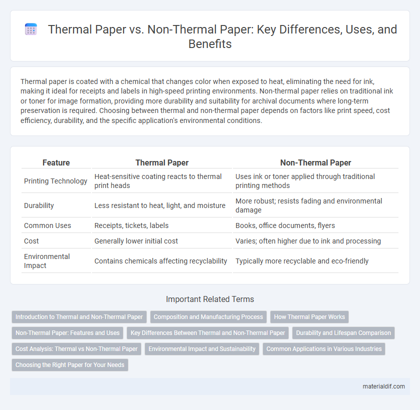 Thermal Paper vs. Non-Thermal Paper: Key Differences, Uses, and Benefits