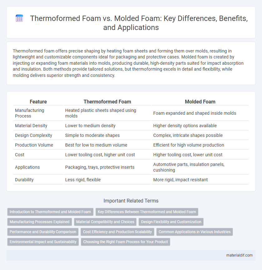 Thermoformed Foam vs. Molded Foam: Key Differences, Benefits, and Applications