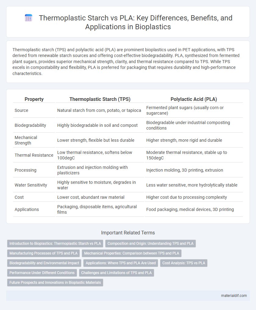 Thermoplastic Starch vs PLA: Key Differences, Benefits, and Applications in Bioplastics