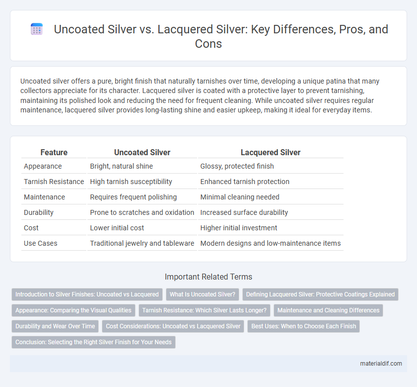 Uncoated Silver vs. Lacquered Silver: Key Differences, Pros, and Cons