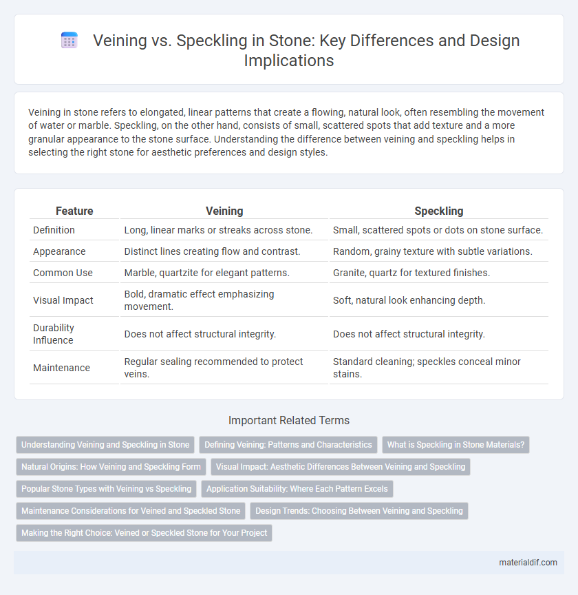 Veining vs. Speckling in Stone: Key Differences and Design Implications
