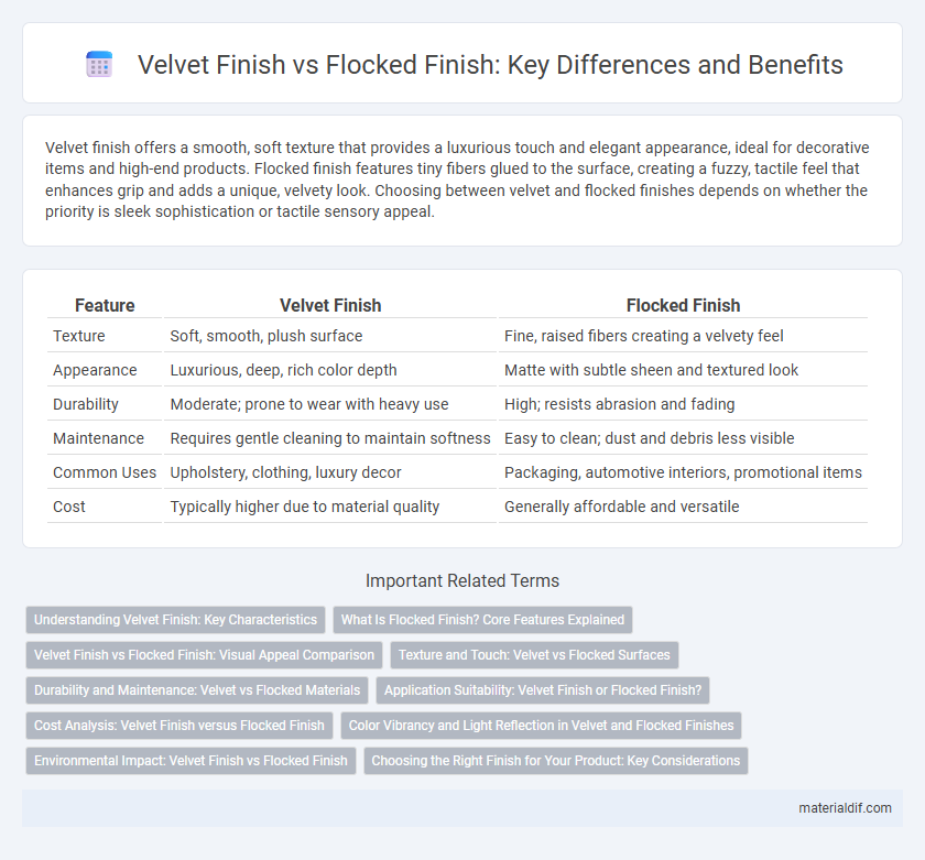 Velvet Finish vs Flocked Finish: Key Differences and Benefits
