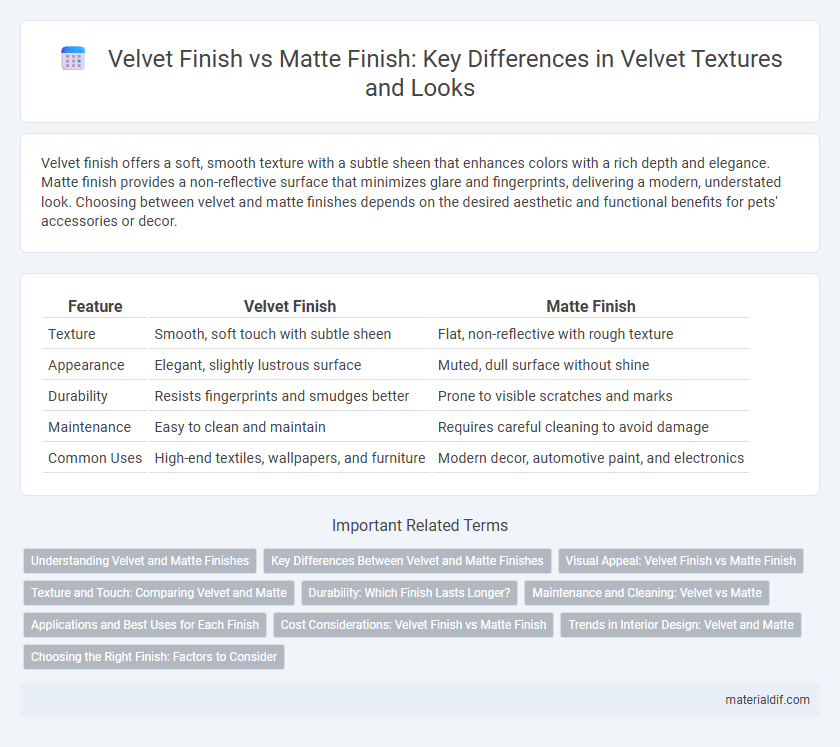 Velvet Finish vs Matte Finish: Key Differences in Velvet Textures and Looks
