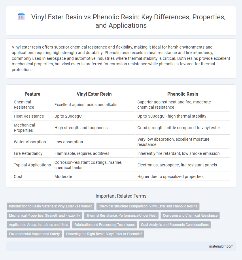 Vinyl Ester Resin vs Phenolic Resin: Key Differences, Properties, and Applications