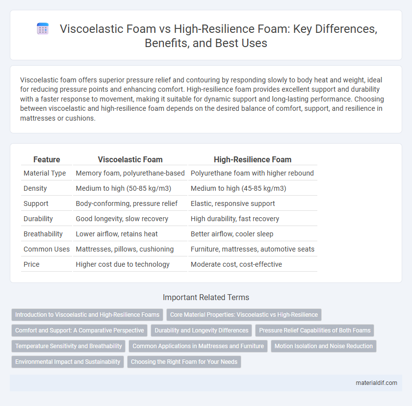 Viscoelastic Foam vs High-Resilience Foam: Key Differences, Benefits, and Best Uses
