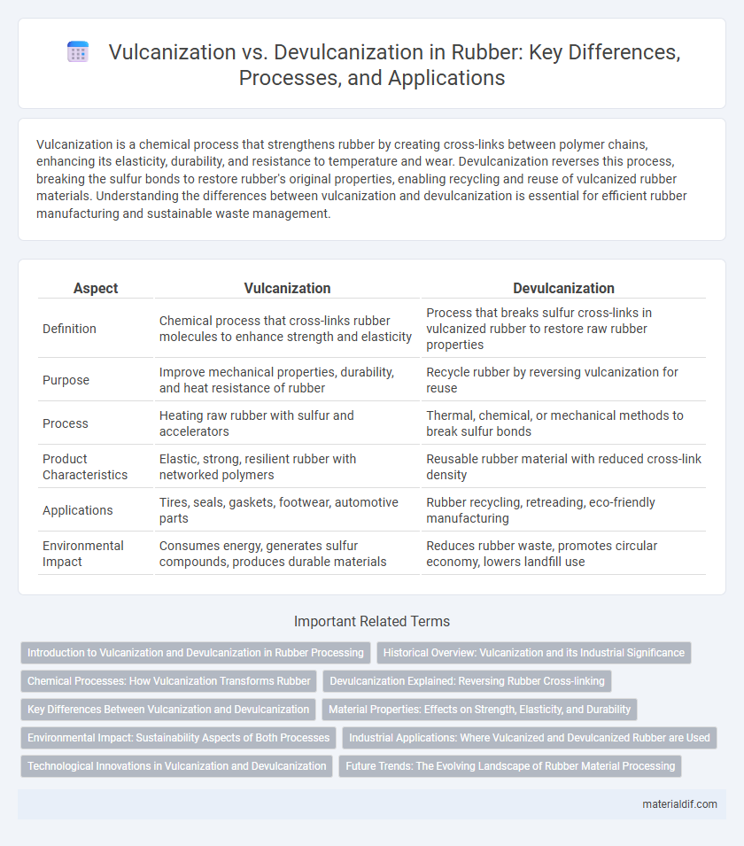 Vulcanization vs. Devulcanization in Rubber: Key Differences, Processes, and Applications