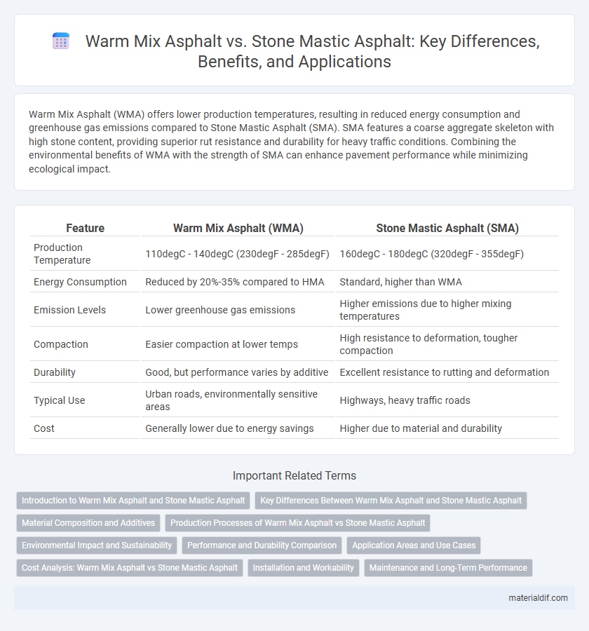 Warm Mix Asphalt vs. Stone Mastic Asphalt: Key Differences, Benefits, and Applications