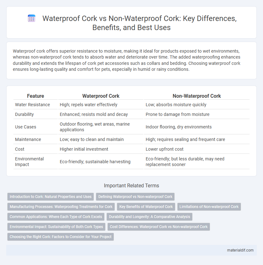 Waterproof Cork vs Non-Waterproof Cork: Key Differences, Benefits, and Best Uses