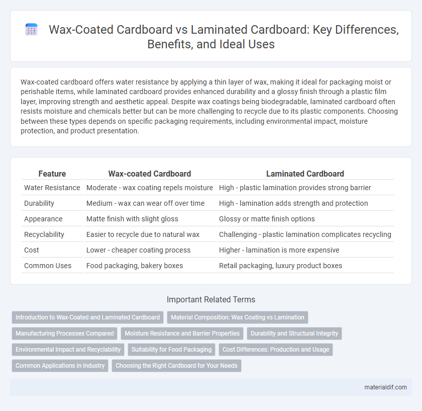 Wax-Coated Cardboard vs Laminated Cardboard: Key Differences, Benefits, and Ideal Uses