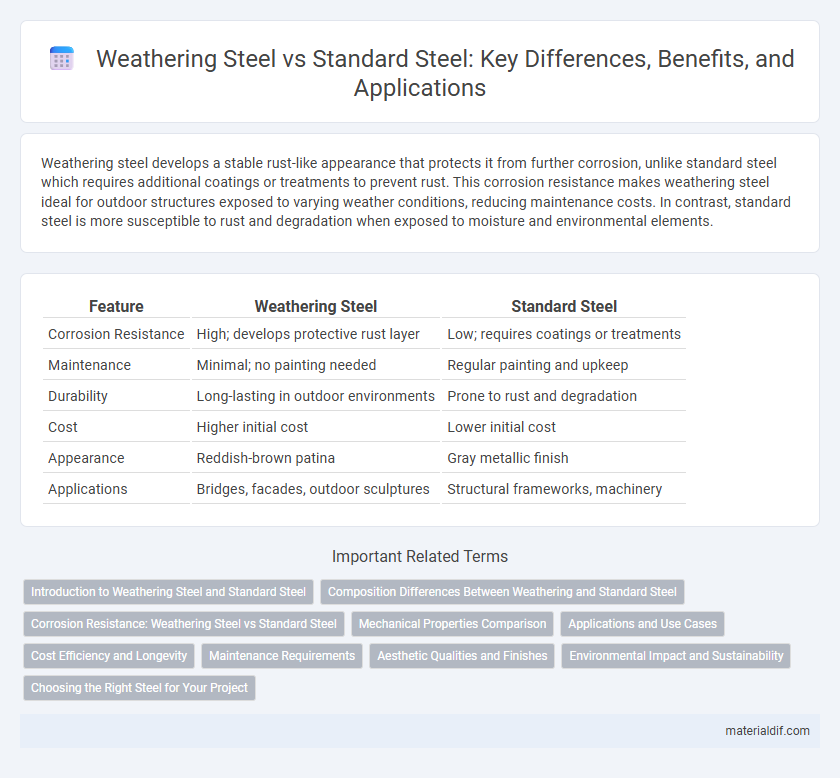 Weathering Steel vs Standard Steel: Key Differences, Benefits, and Applications