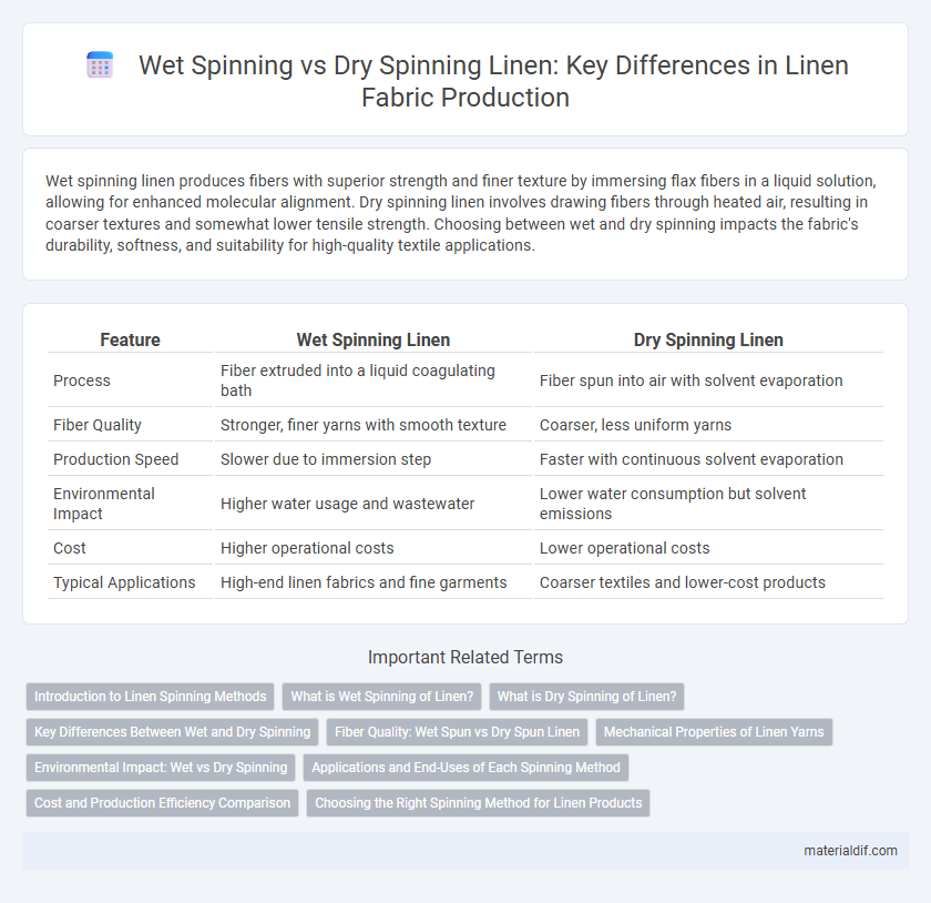 Wet Spinning vs Dry Spinning Linen: Key Differences in Linen Fabric Production