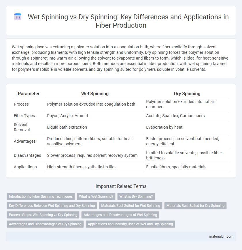 Wet Spinning vs Dry Spinning: Key Differences and Applications in Fiber Production