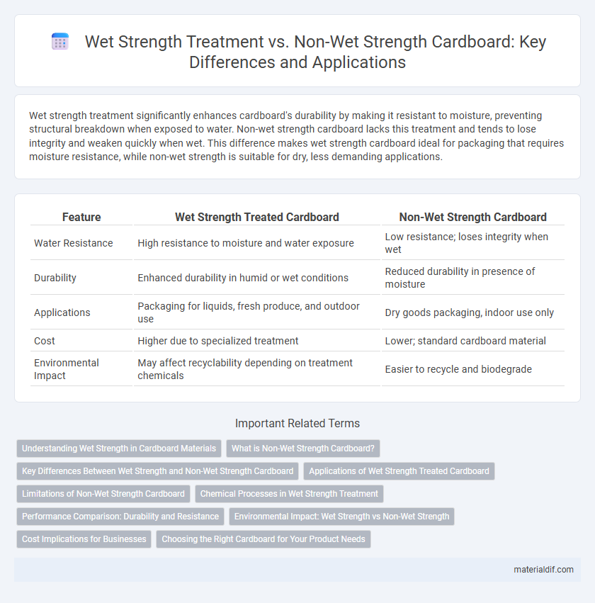 Wet Strength Treatment vs. Non-Wet Strength Cardboard: Key Differences and Applications