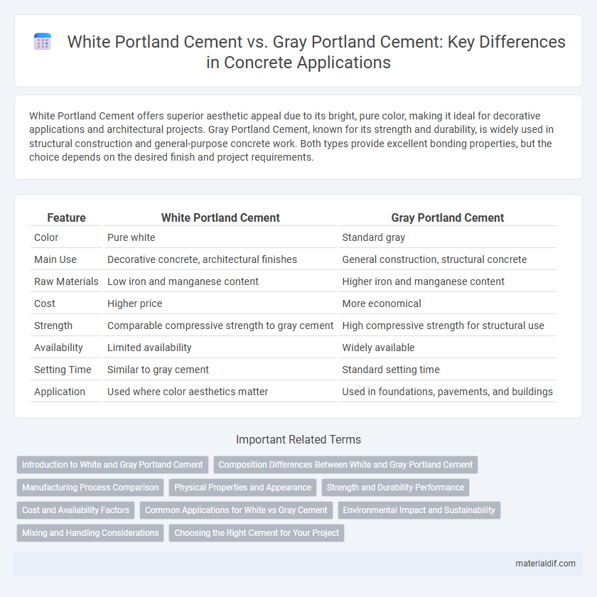 White Portland Cement vs. Gray Portland Cement: Key Differences in Concrete Applications